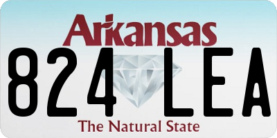 AR license plate 824LEA
