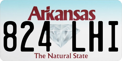 AR license plate 824LHI