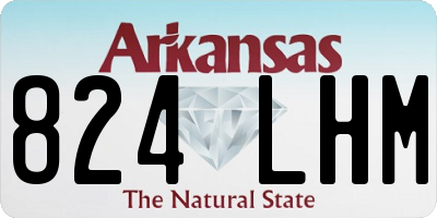 AR license plate 824LHM