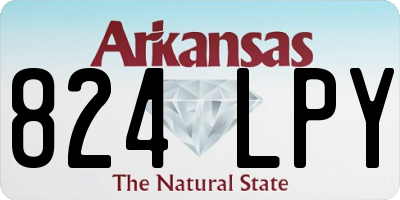 AR license plate 824LPY