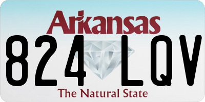 AR license plate 824LQV