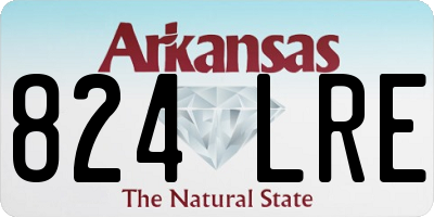 AR license plate 824LRE