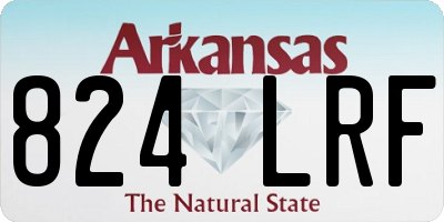 AR license plate 824LRF