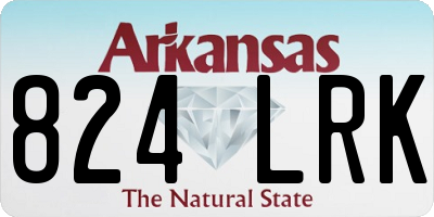 AR license plate 824LRK