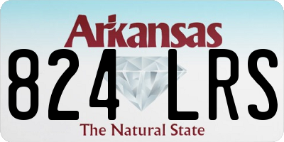 AR license plate 824LRS