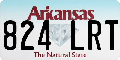 AR license plate 824LRT