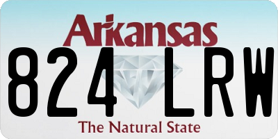 AR license plate 824LRW