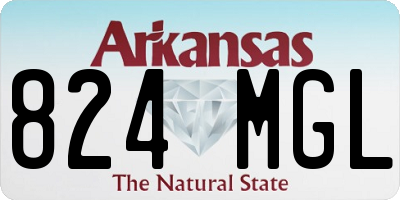 AR license plate 824MGL