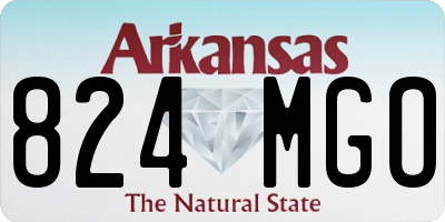AR license plate 824MGO