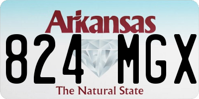 AR license plate 824MGX