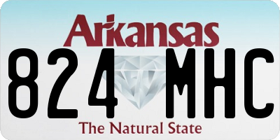 AR license plate 824MHC