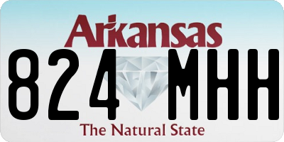 AR license plate 824MHH