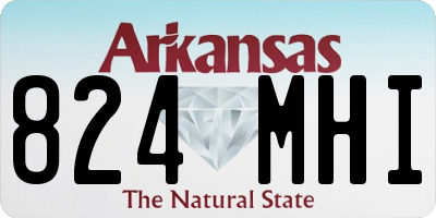 AR license plate 824MHI