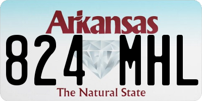 AR license plate 824MHL
