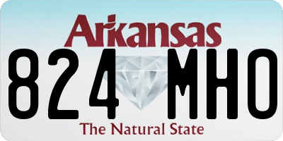 AR license plate 824MHO