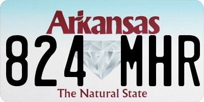 AR license plate 824MHR