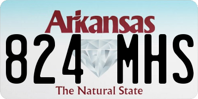 AR license plate 824MHS