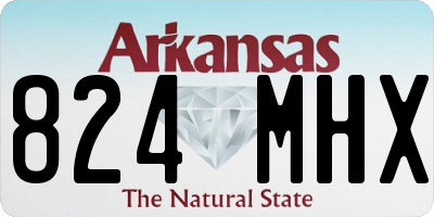 AR license plate 824MHX