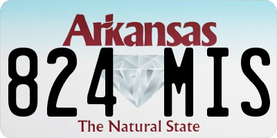 AR license plate 824MIS
