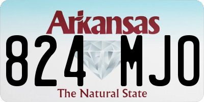 AR license plate 824MJO