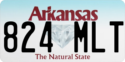 AR license plate 824MLT