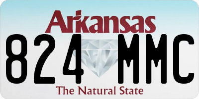 AR license plate 824MMC