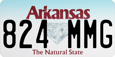 AR license plate 824MMG