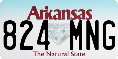 AR license plate 824MNG