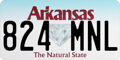 AR license plate 824MNL