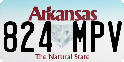 AR license plate 824MPV