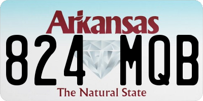 AR license plate 824MQB