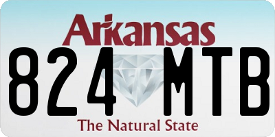 AR license plate 824MTB