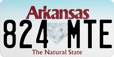 AR license plate 824MTE