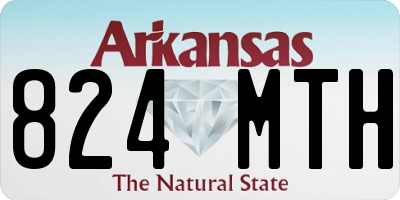AR license plate 824MTH
