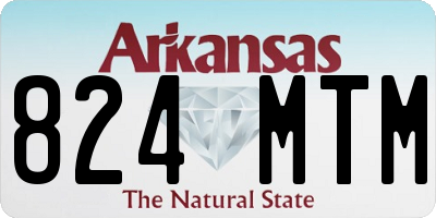 AR license plate 824MTM