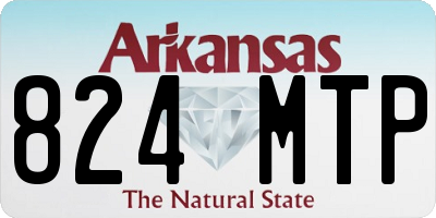 AR license plate 824MTP