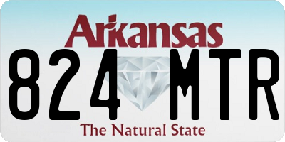 AR license plate 824MTR