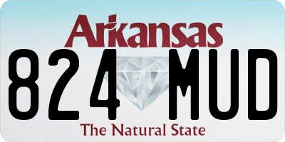 AR license plate 824MUD