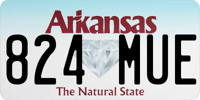 AR license plate 824MUE