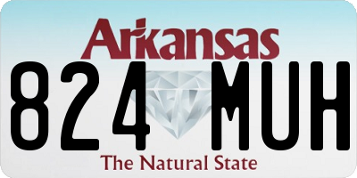 AR license plate 824MUH