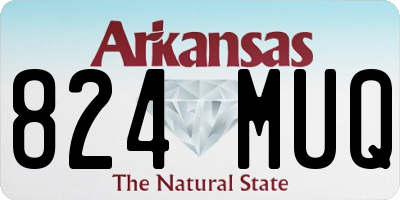 AR license plate 824MUQ