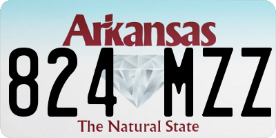 AR license plate 824MZZ