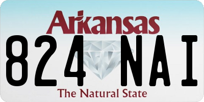 AR license plate 824NAI
