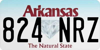 AR license plate 824NRZ