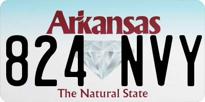AR license plate 824NVY