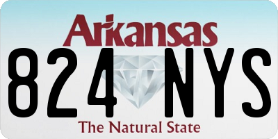 AR license plate 824NYS