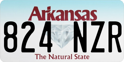 AR license plate 824NZR