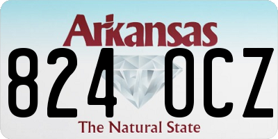AR license plate 824OCZ