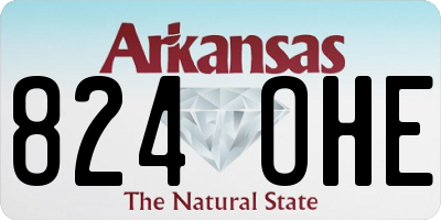 AR license plate 824OHE
