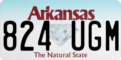 AR license plate 824UGM